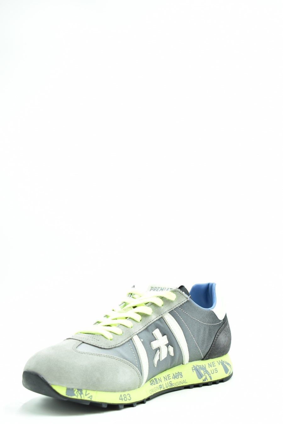 PREMIATA  Sneakers di Pelle Multicolore Premiata Lucy per Uomo Negozi Online
