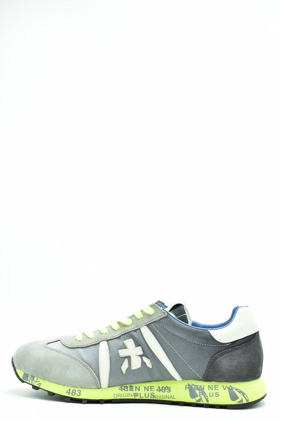 PREMIATA  Sneakers di Pelle Multicolore Premiata Lucy per Uomo Negozi Online