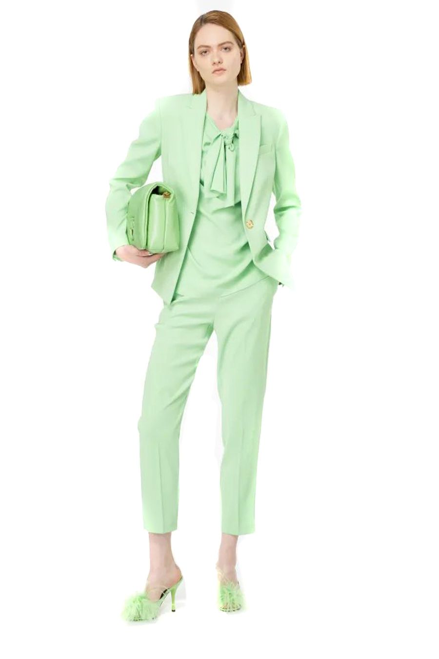 PINKO  Pantaloni PINKO Multicolore da Donna - 65% Acetato 35% Poliestere Acquista Ora