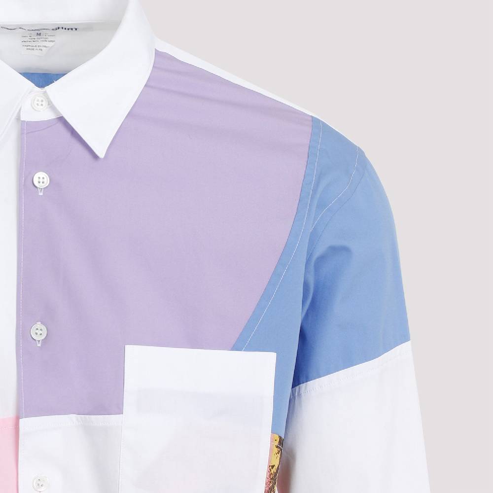 COMME DES GARÇONS SHIRT  Camicia Poplin Patchwork Andy Warhol da Uomo Comme des Garçons Shopping Online