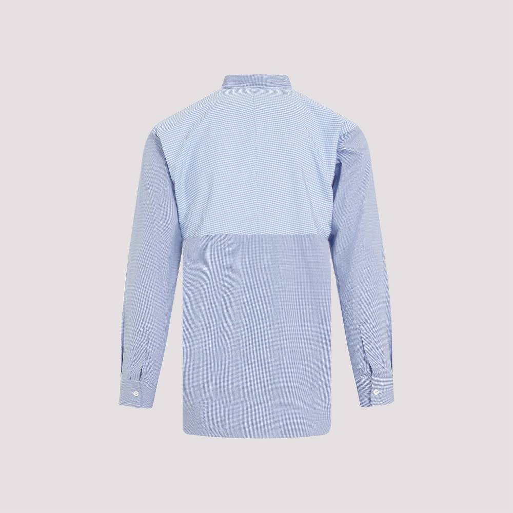 COMME DES GARÇONS SHIRT  Camicia a Righe Blu Cotone Comme Des Garçons Uomo Affare Del Giorno