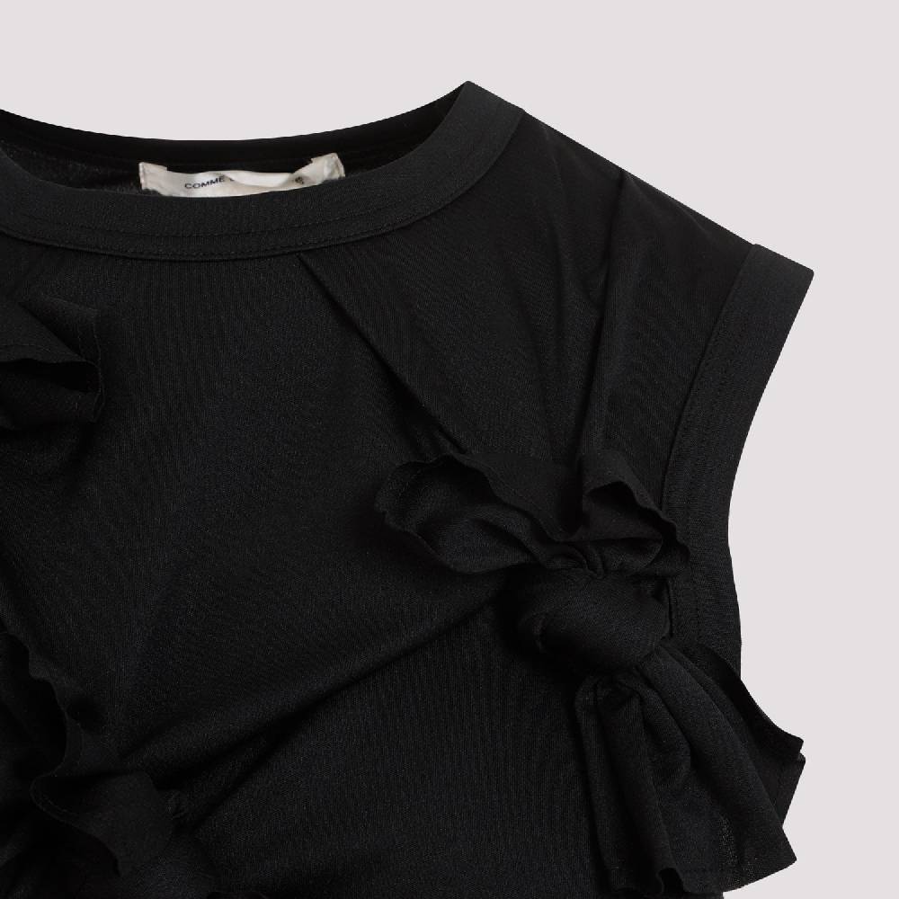 COMME DES GARÇONS  Top Senza Maniche Nero Annodato Comme des Garçons - Poliestere Offerta Giorno del Papà