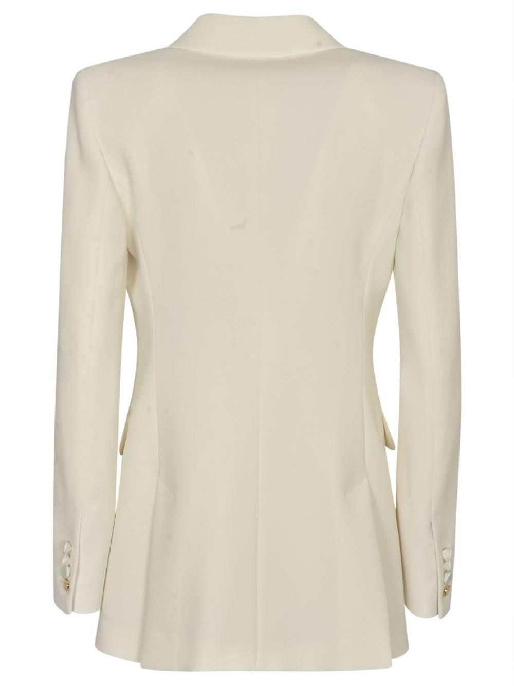 MAX MARA PIANOFORTE  Giacca in Crepe Satin Bianco Max Mara Pianoforte Grandi sconti