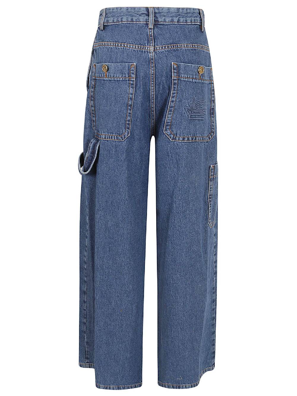 ETRO  Jeans Denim Cotone Regular Fit Multicolore ETRO da Donna Vendita Economica