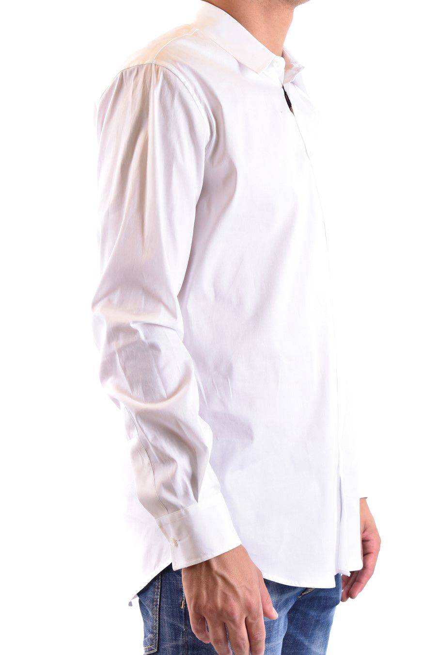 DSQUARED2  Camicia Classica Uomo DSQUARED2 Cotone Bianco Negozio