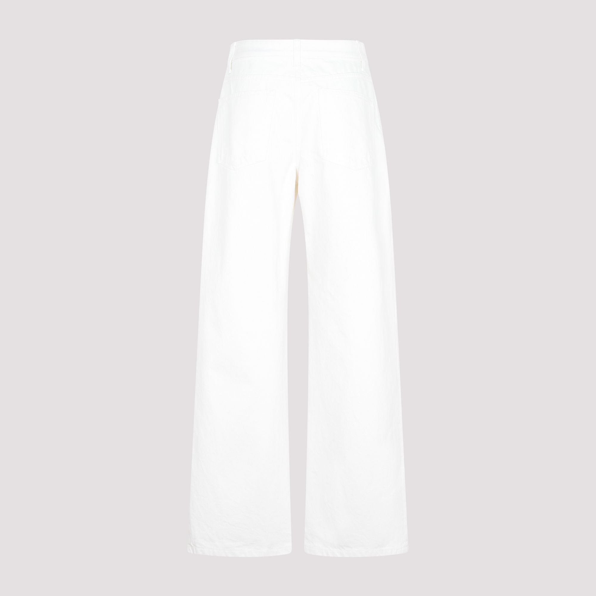 THE ROW  Jeans Bianchi in Cotone a Vita Alta THE ROW da Donna 2025