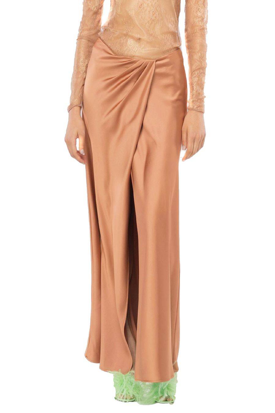 PINKO  Gonna PINKO marrone in viscosa per donna Promozione