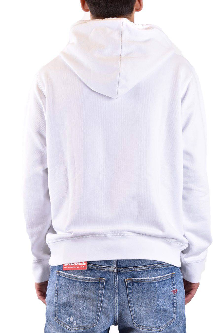 DSQUARED2  Felpa di Cotone Bianca da Uomo DSQUARED2 S74GU0754 Pezzi Unici
