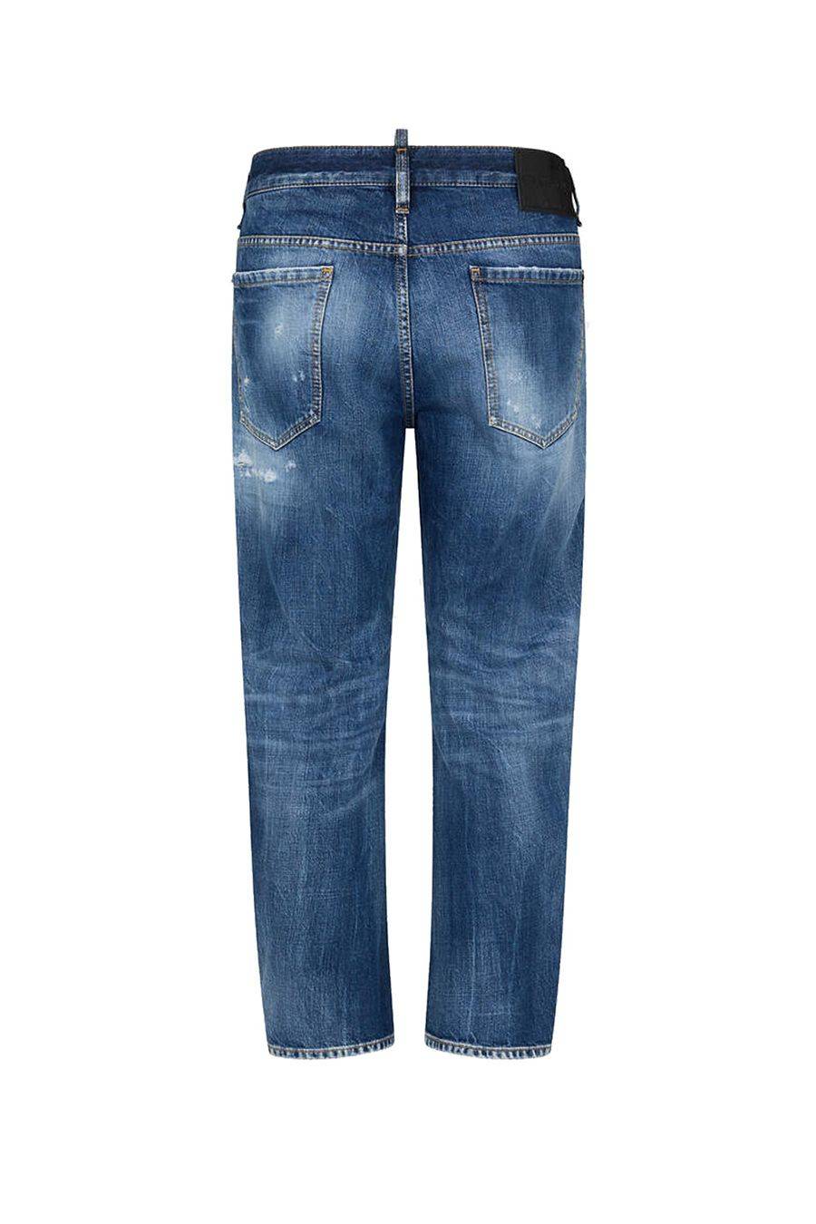 DSQUARED2  Jeans Blu Uomo DSQUARED2 Tessuto Misto Poliestere Cotone Negozi Online