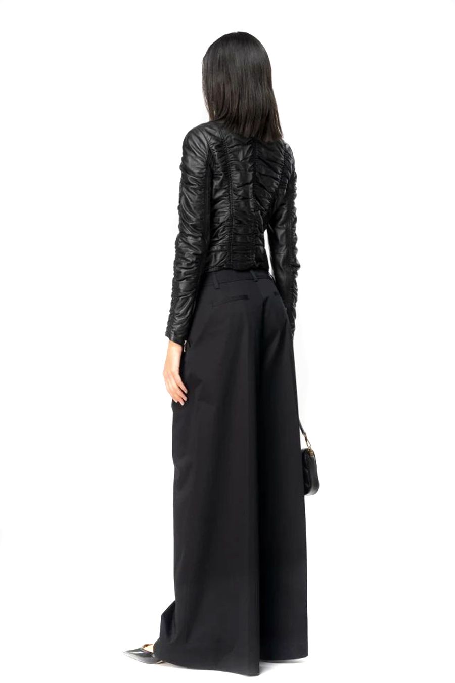 PINKO  Pantaloni Stretch Cotone Nero Donna PINKO Acquista Ora