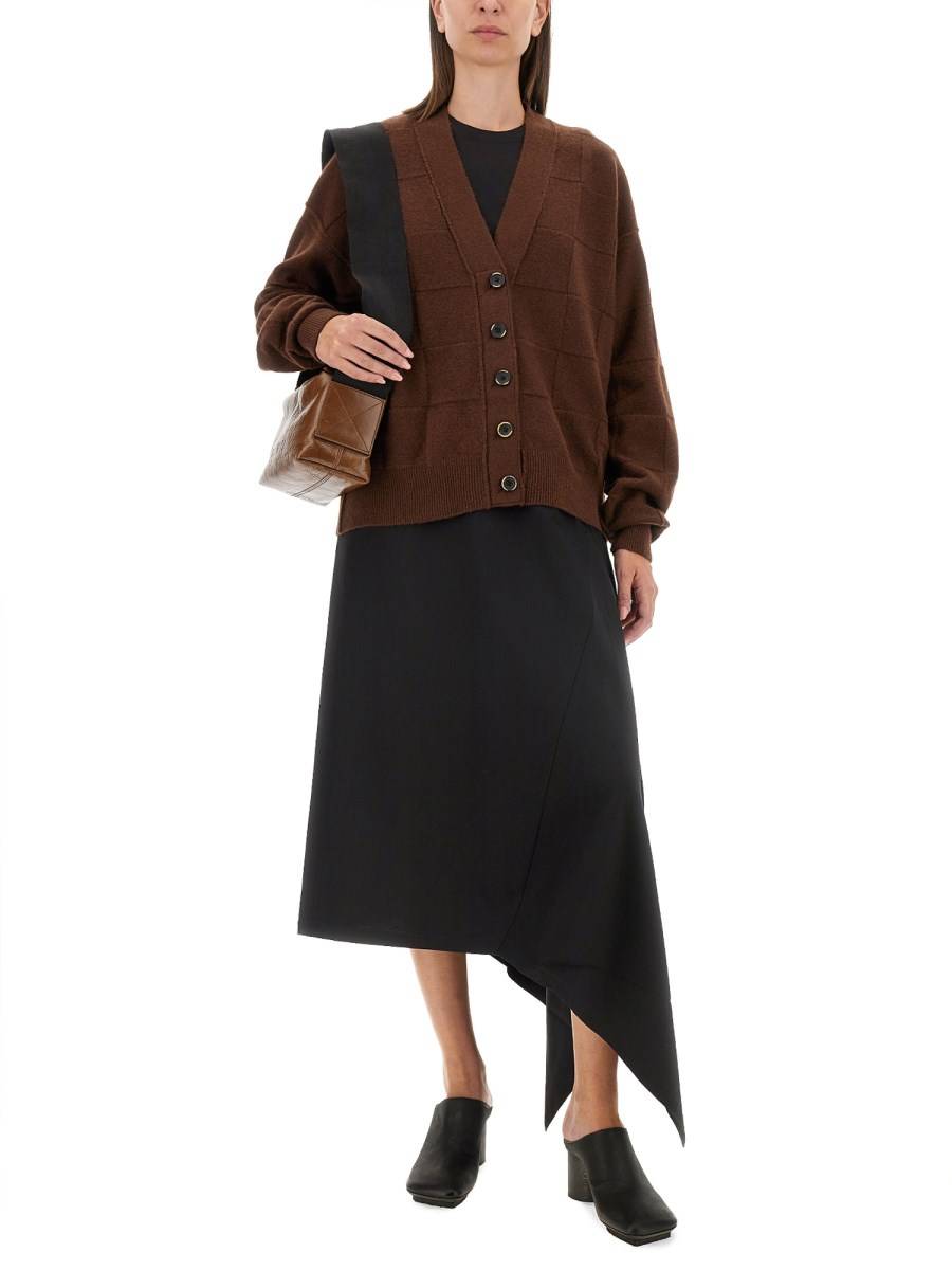 UMA WANG CARDIGAN CON SCOLLO A V Italia