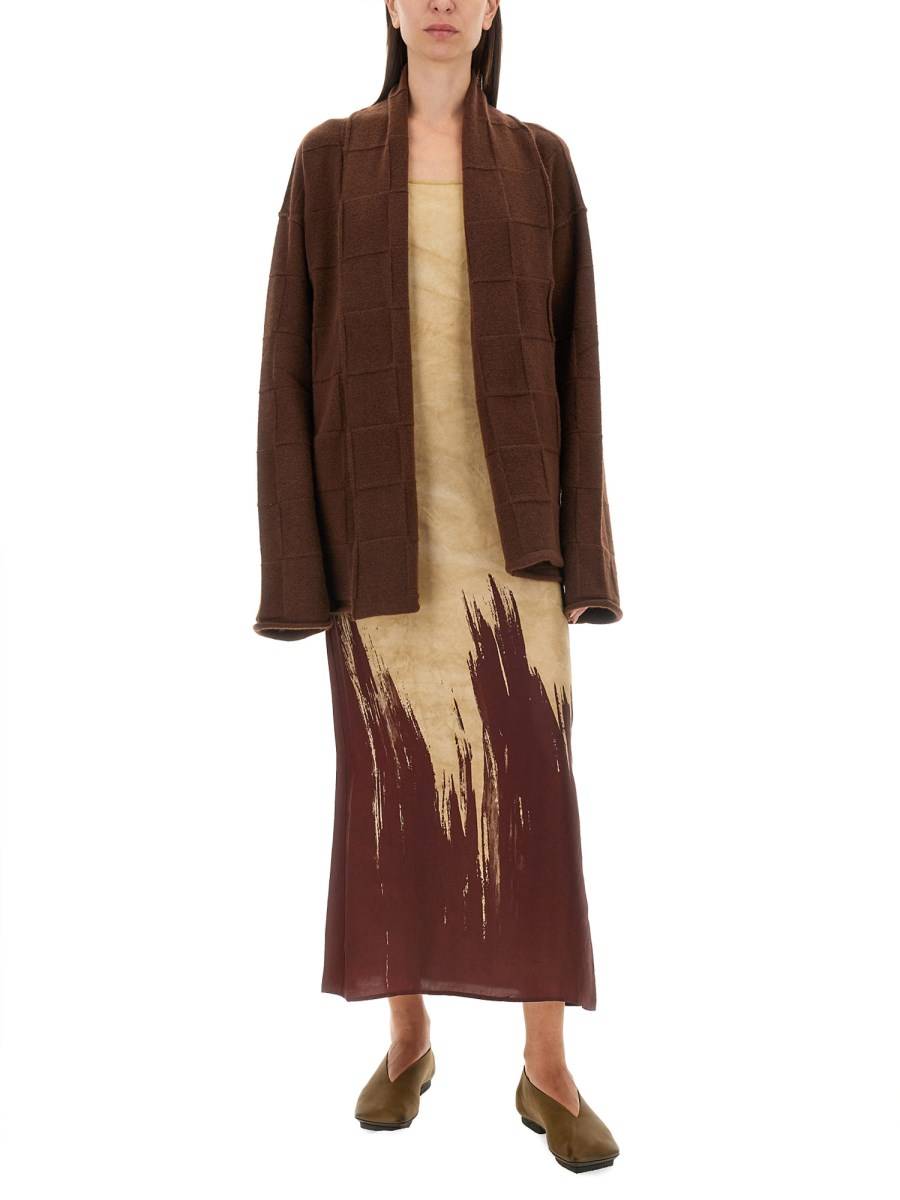 UMA WANG CARDIGAN OVERSIZE FIT IN LANA 2025