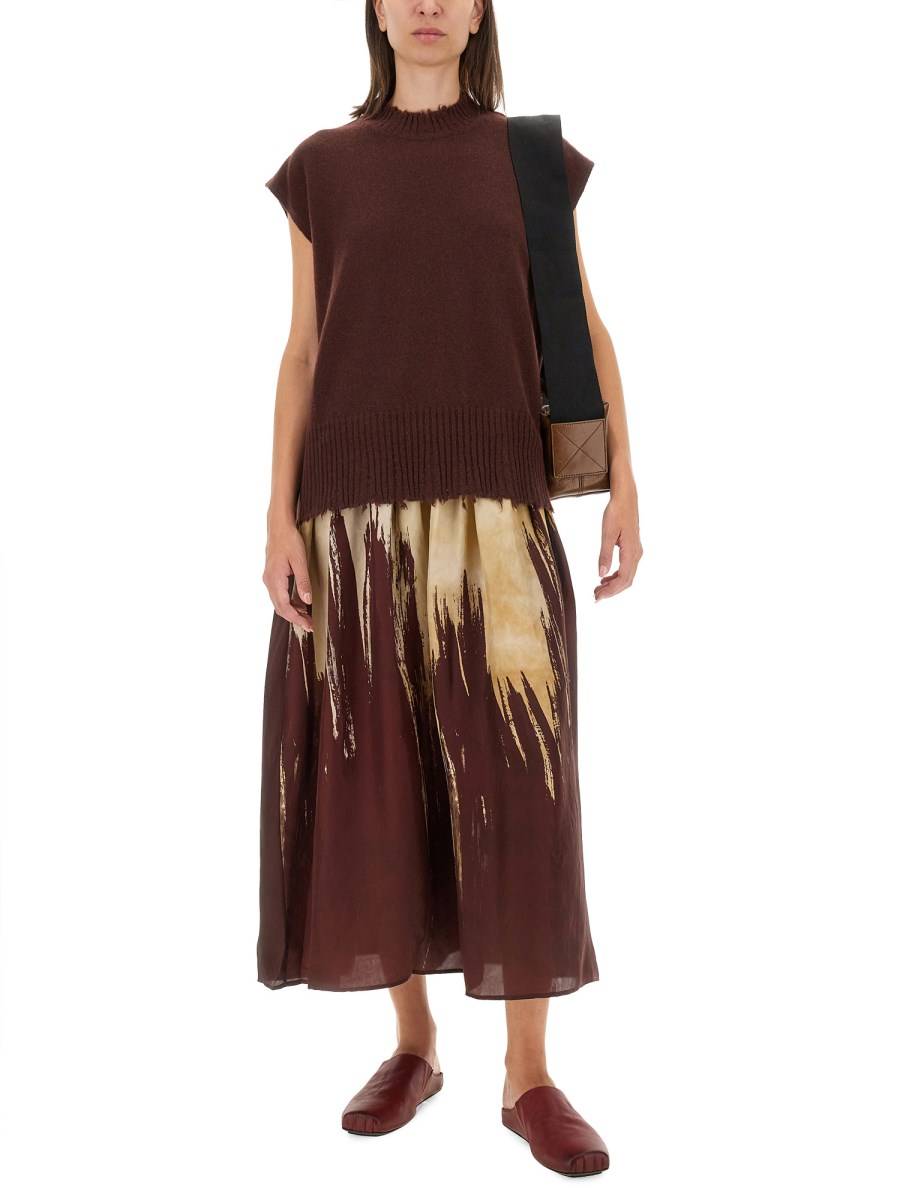 UMA WANG TOP SLV IN CASHMERE Nuovo
