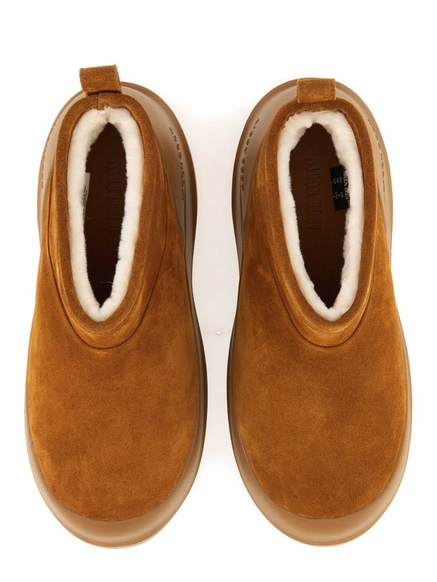 MOON BOOT STIVALE LUNA LOW IN PELLE SCAMOSCIATA Convenienza