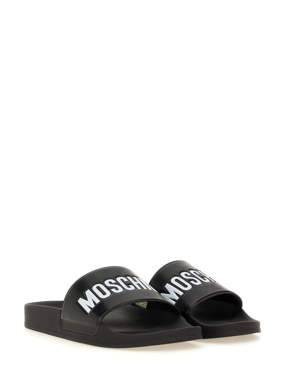 MOSCHINO SANDALO SLIDE CON LOGO Novità