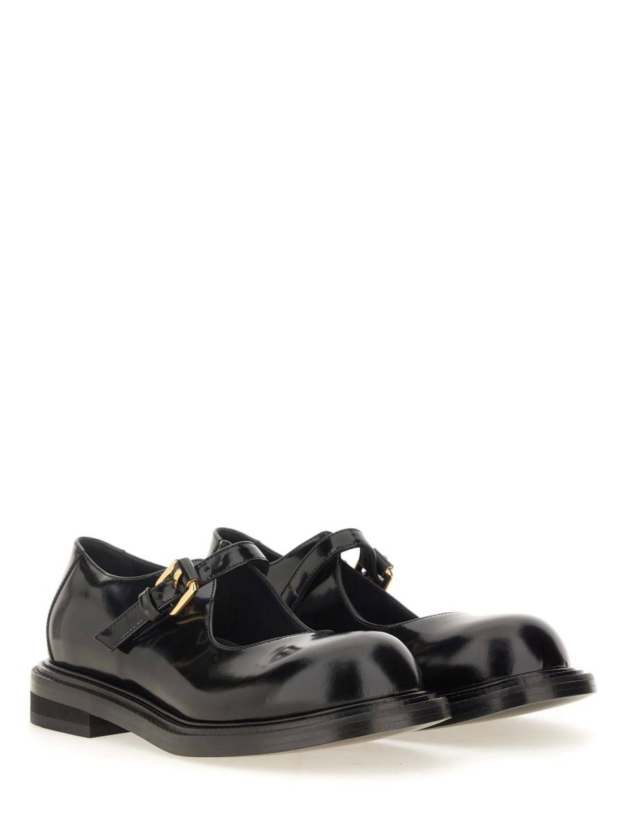 MOSCHINO MOCASSINO "OLIVE" IN PELLE Negozio