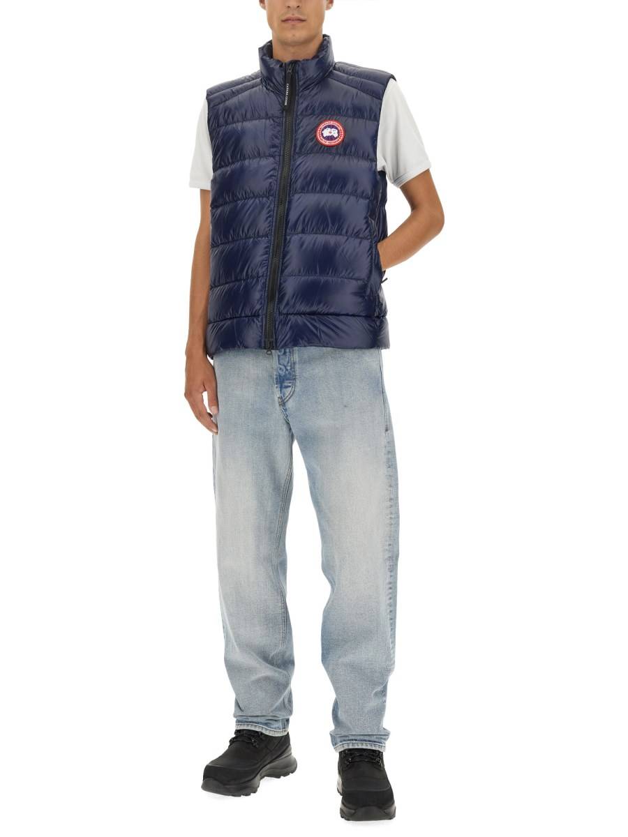 CANADA GOOSE PIUMINO GILET IN NYLON CON PATCH LOGO In Vendita