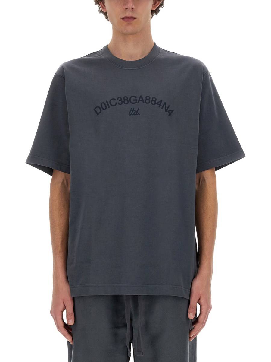 DOLCE & GABBANA T-SHIRT CON LOGO Italia