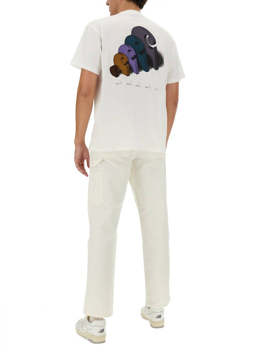 CARHARTT WIP T-SHIRT "DIAGRAM" IN COTONE Qualità