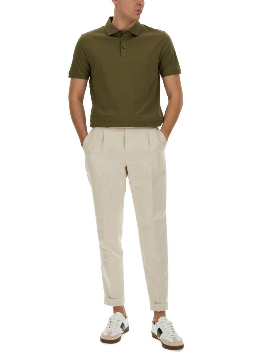 BOSS CAMEL POLO IN COTONE Promozione