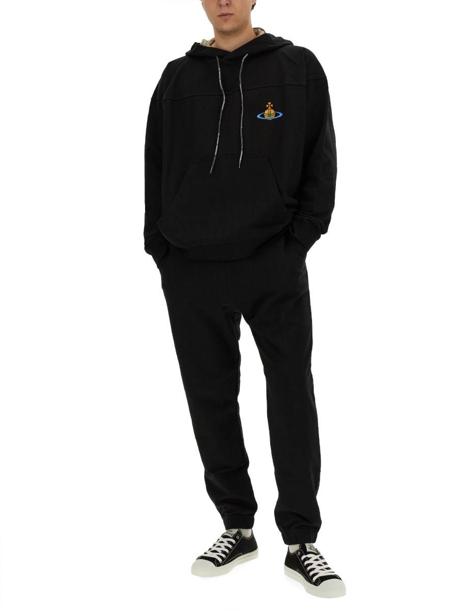 VIVIENNE WESTWOOD FELPA CON LOGO Fino Al -60%