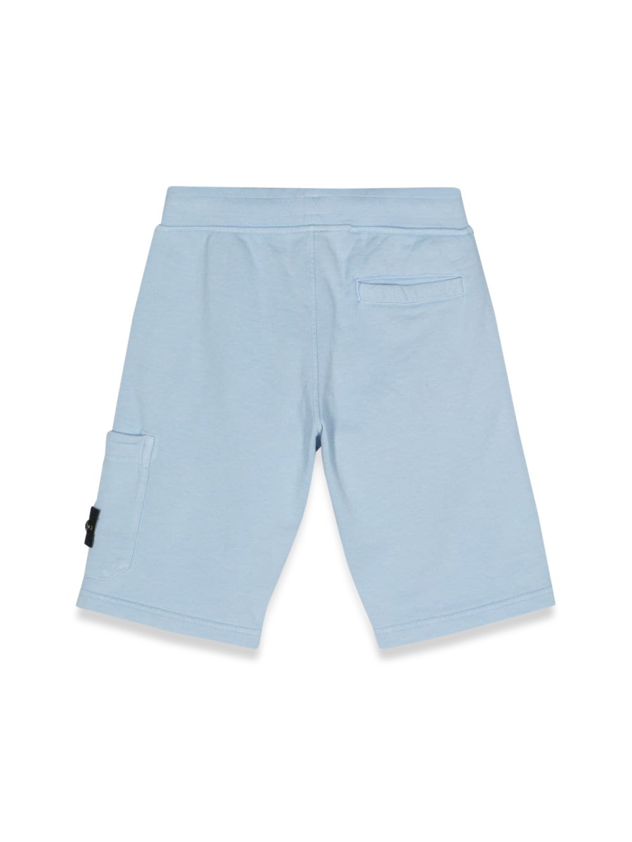 STONE ISLAND felpa bermuda - blue Fino Al -60%