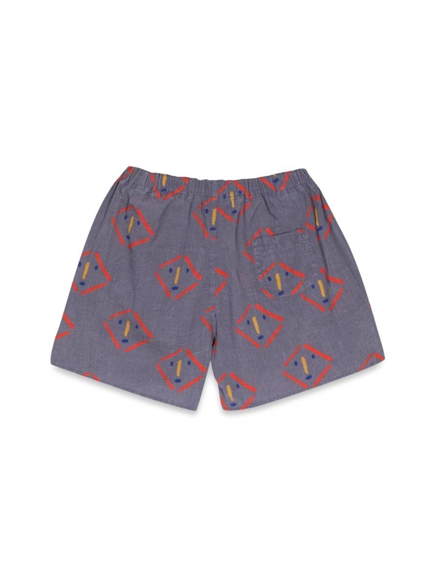 BOBO CHOSES masks all over woven shorts Saldi Di Fabbrica