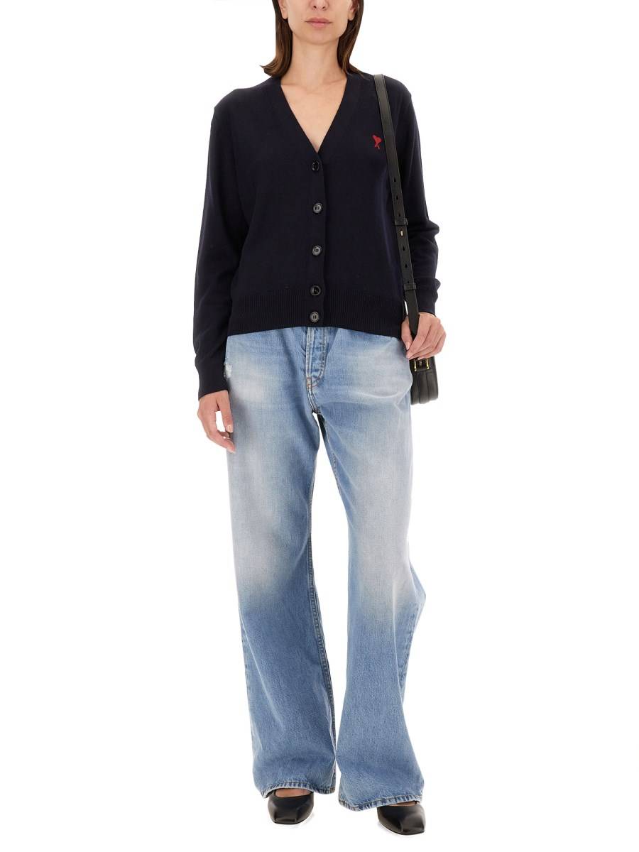 AMI PARIS CARDIGAN CON LOGO Online