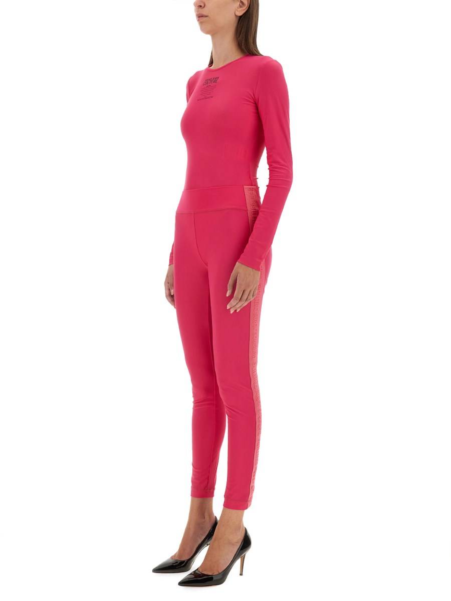 VERSACE JEANS COUTURE LEGGINGS CON LOGO Pezzi Unici