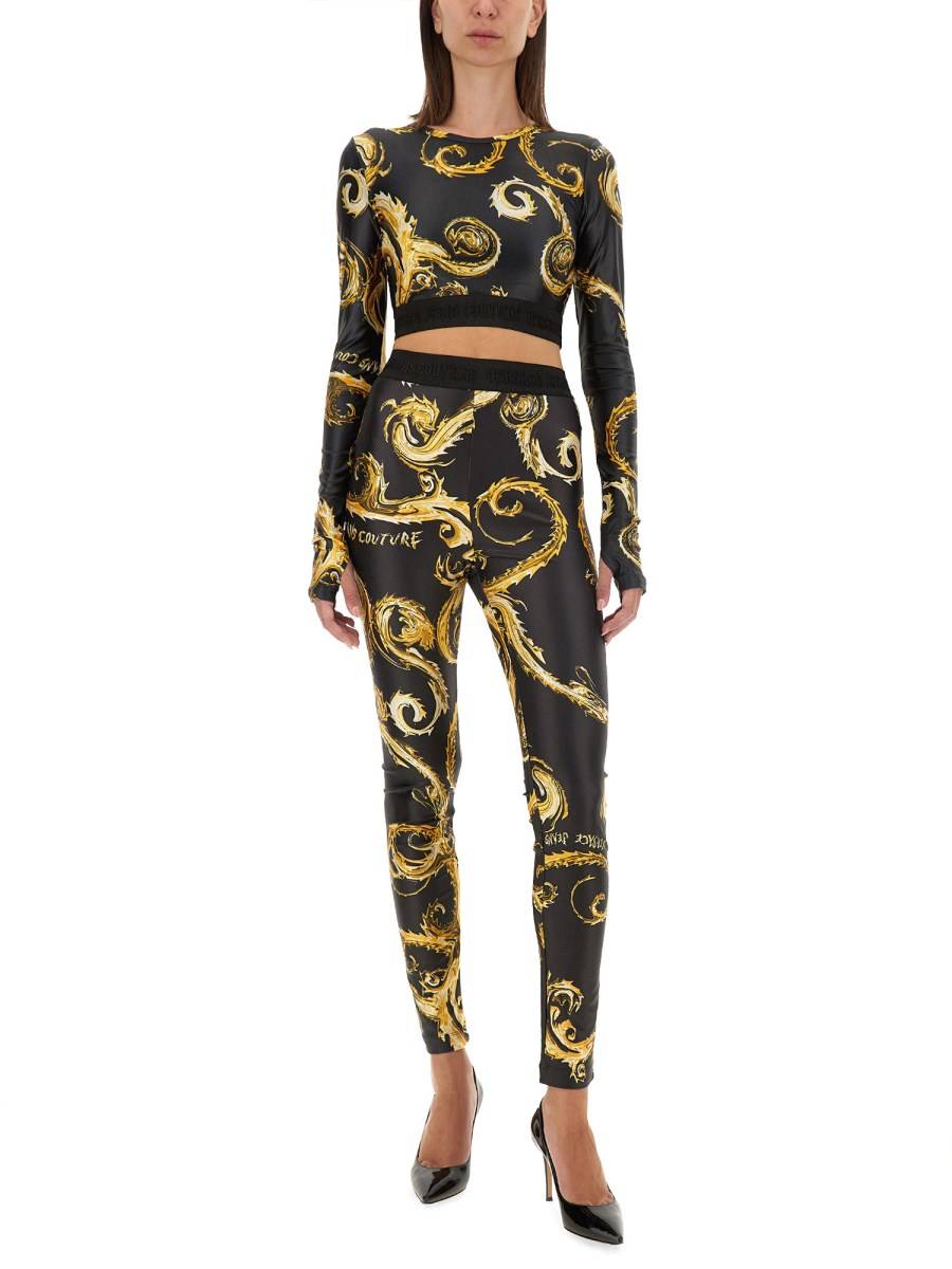 VERSACE JEANS COUTURE TOP CROPPED Acquista Ora