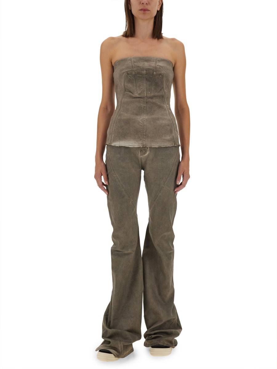 RICK OWENS DRKSHDW TOP BUSTIER Sconto