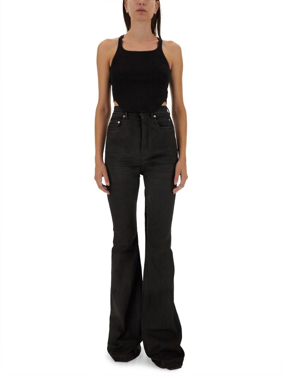 RICK OWENS DRKSHDW PANTALONE IN DENIM Outlet