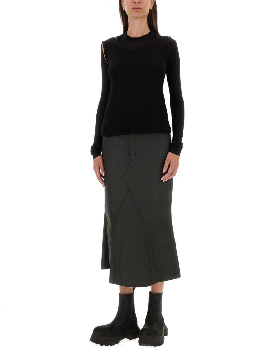RICK OWENS GONNA IN DENIM 2025