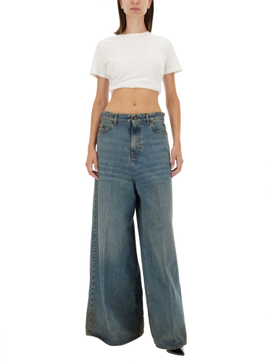 HAIKURE JEANS BIG BETHANY IN DENIM DI COTONE Moda