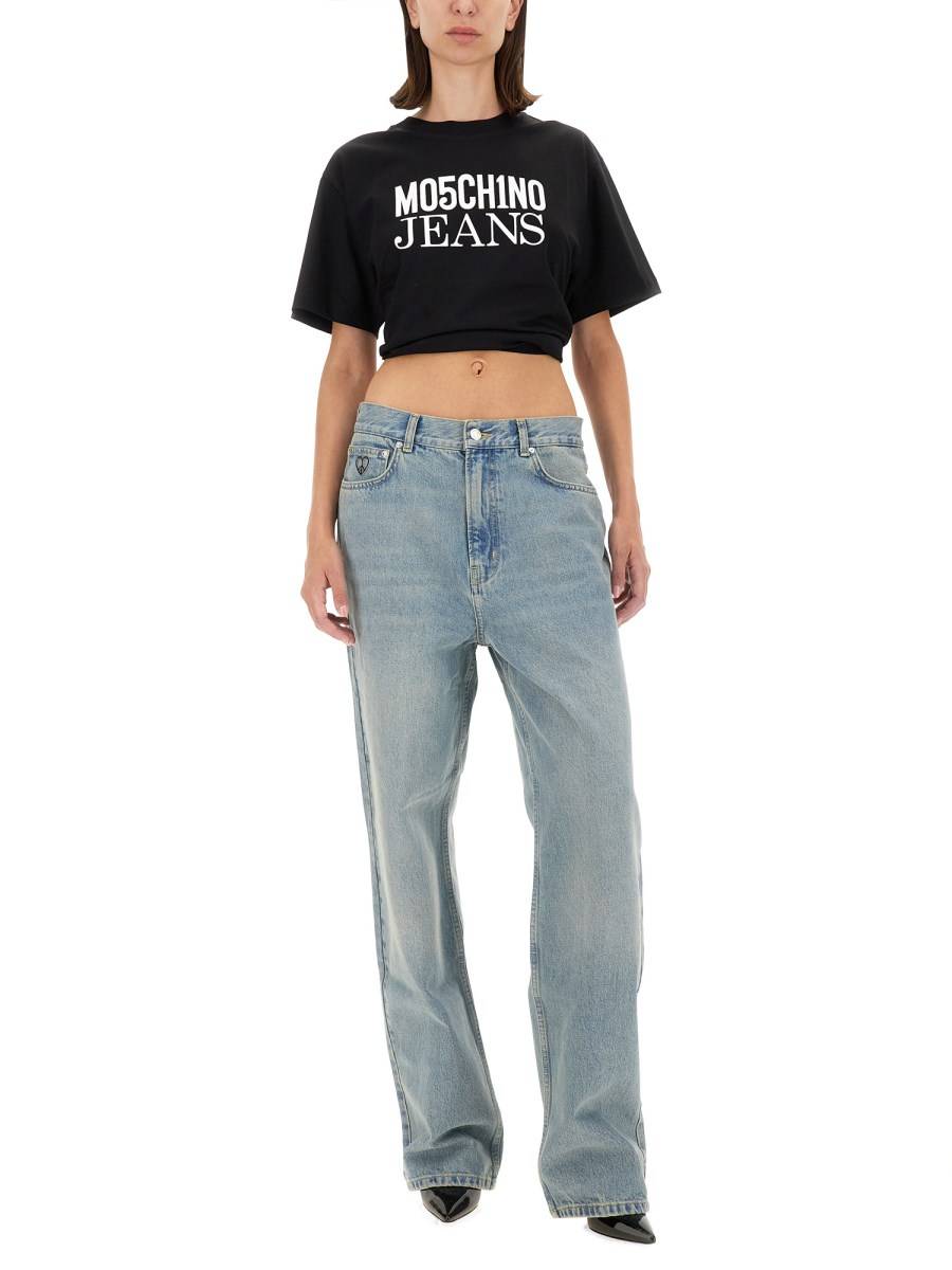 MOSCHINO JEANS T-SHIRT CON LOGO Italy