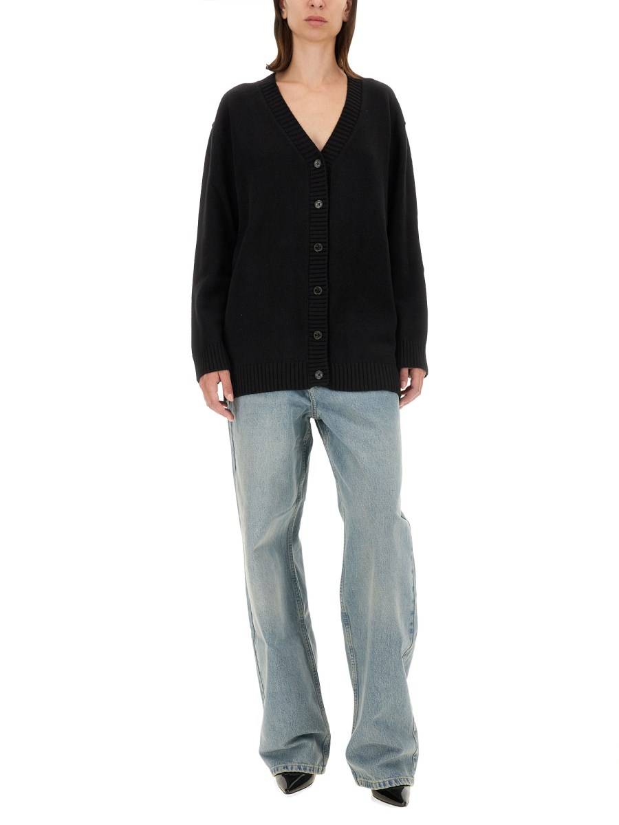 MOSCHINO JEANS CARDIGNA IN MAGLIA Nuovo