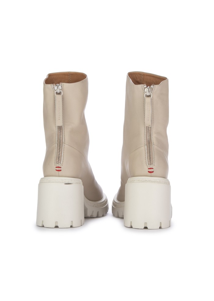 HALMANERA | STIVALETTI CON TACCO BARON PEYOTE BIANCO PANNA Vendita Calda