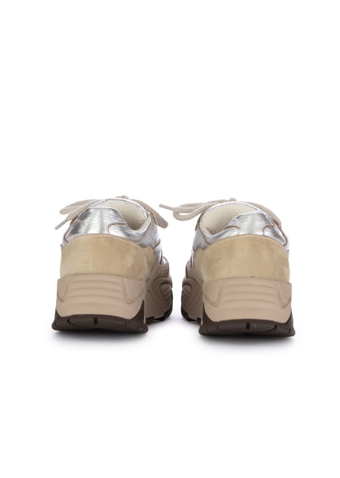 LEMARGO | SNEAKERS LAMINATO ARGENTO TAUPE In Saldo