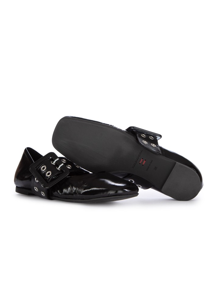HALMANERA | SCARPE BASSE GLAZE NERO Nuova