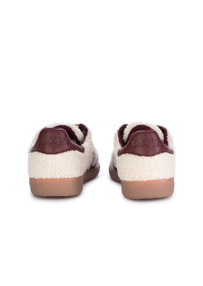 BACK 70 | SNEAKERS TEDDY BIANCO BORDEAUX Nuovo