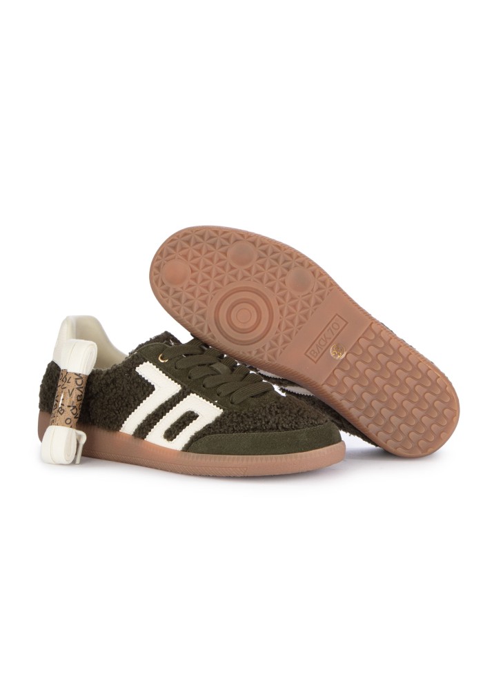 BACK 70 | SNEAKERS TEDDY VERDE SCURO Qualità