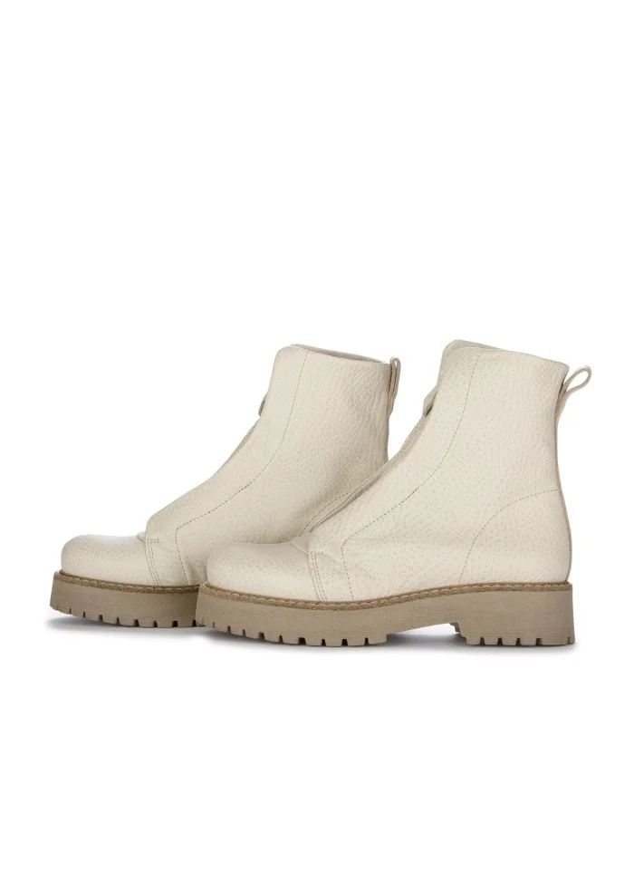 PATRIZIA BONFANTI | STIVALETTI KUNI ZIP BISONTE BEIGE Vendita