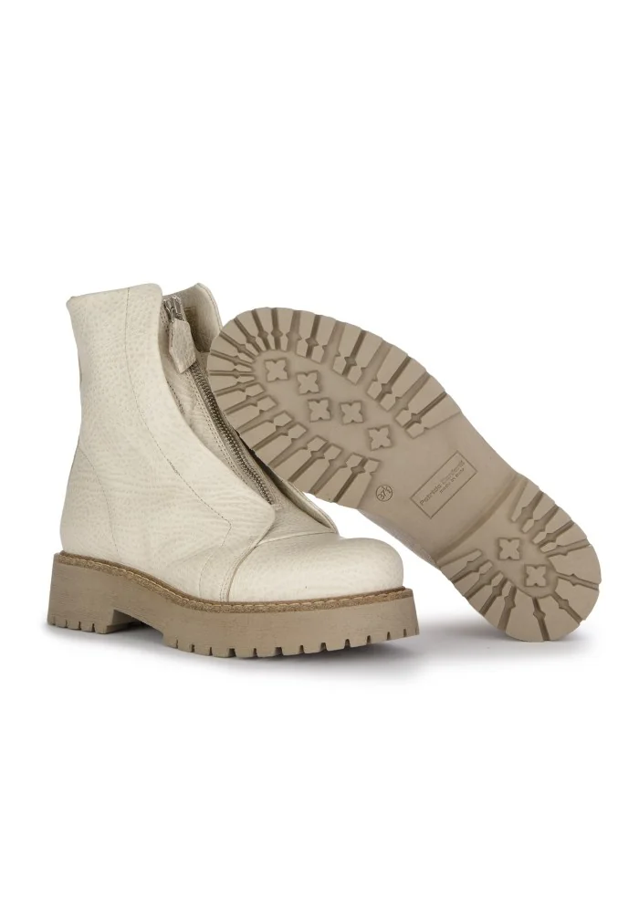 PATRIZIA BONFANTI | STIVALETTI KUNI ZIP BISONTE BEIGE Vendita