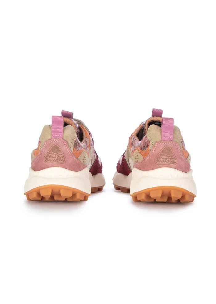FLOWER MOUNTAIN | SNEAKERS YAMANO 3 KNITTING ROSA Spedizione Gratuita