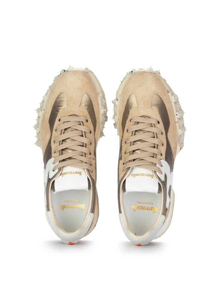 BARRACUDA | SNEAKERS IMPACT BEIGE METALLIZZATO Pezzi Unici