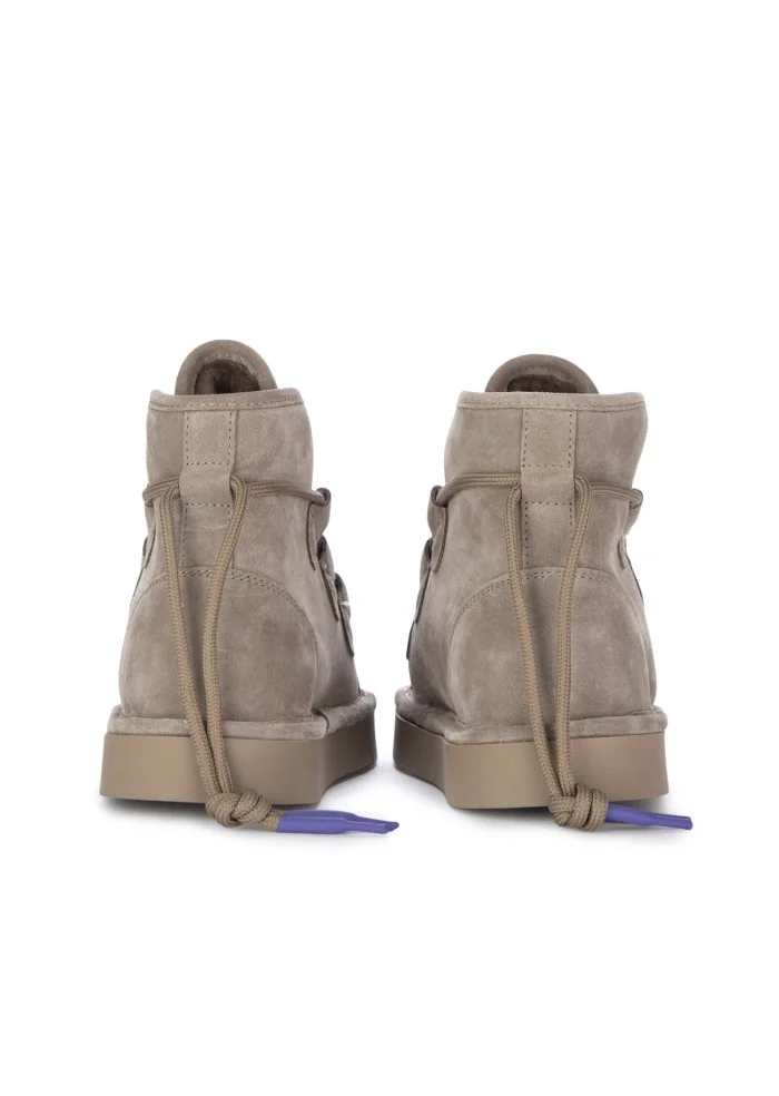 PANCHIC | STIVALETTI ALLACCIATI CAMOSCIO GRIGIO Consegna Veloce