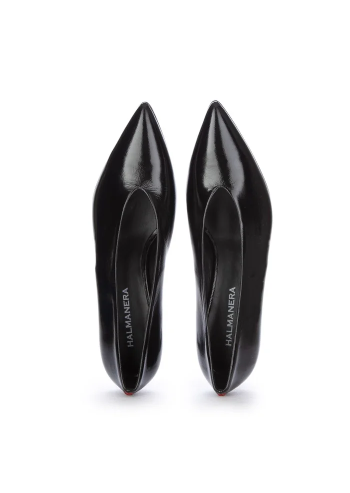 HALMANERA | SCARPE CON TACCO GLAZE NERO Online