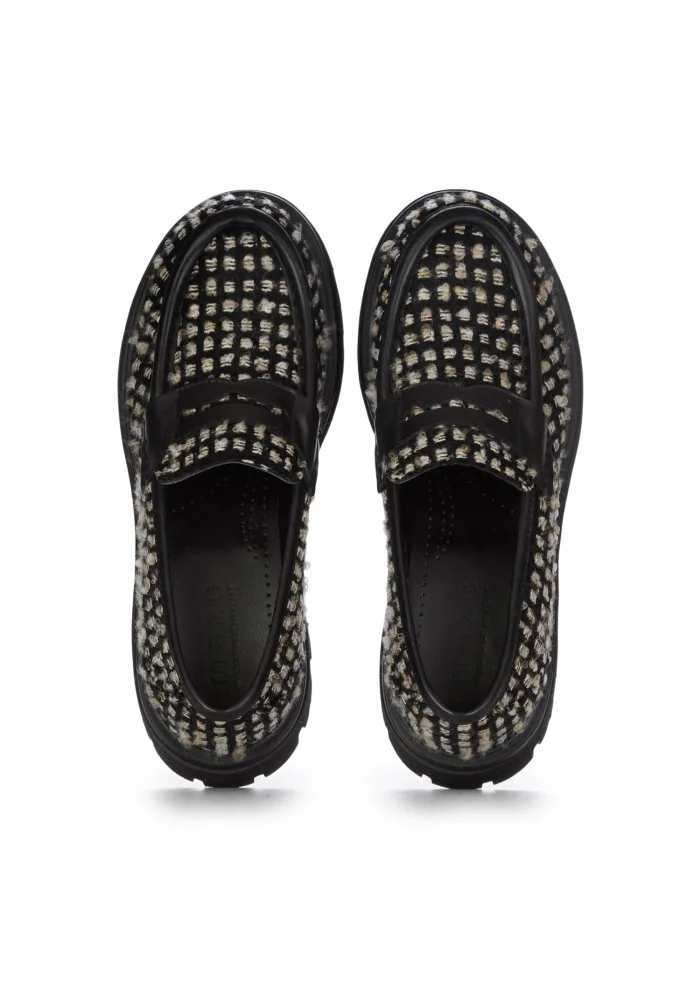 MAZE | MOCASSINI SARA STOCCOLMA FOUNTAIN NERO BEIGE Saldi