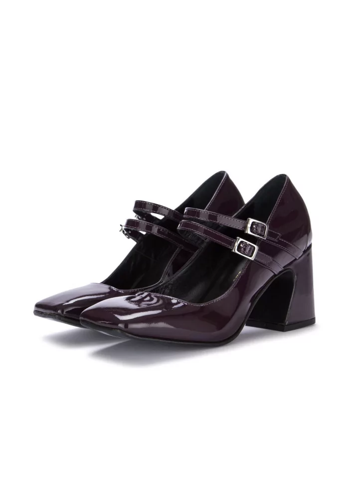 POESIE VENEZIANE | SCARPE TACCO MIA PELLE VIOLA Vendita Economica