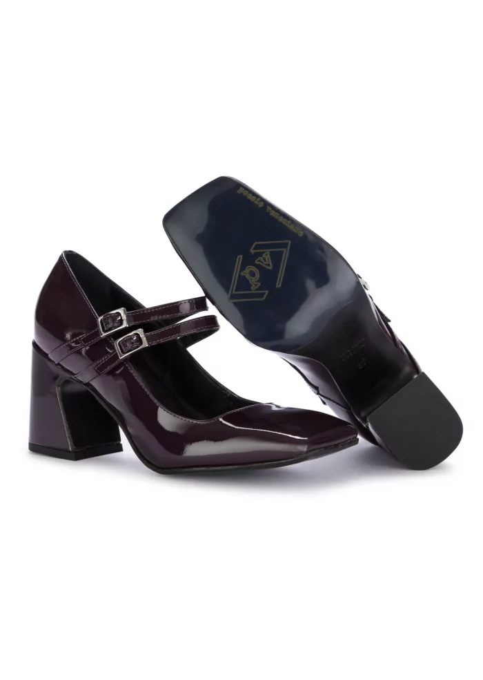 POESIE VENEZIANE | SCARPE TACCO MIA PELLE VIOLA Vendita Economica